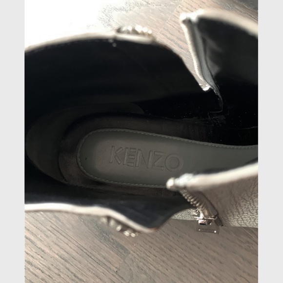 KENZO | Totem Leather Ankle Boots - Picture 11 of 11